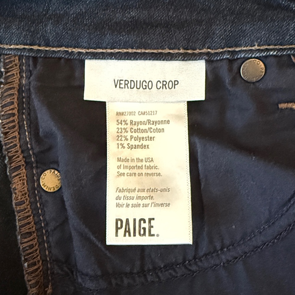 PAIGE Verdugo Crop Jeans - Picture 4 of 10